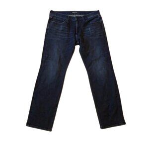 Express Slim Straight 4 Way Stretch Dark Wash Jean